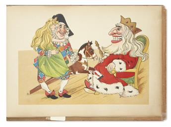 (CHILDRENS LITERATURE.) MEGGENDORFER, LOTHAR. Prinzessin Rosenhold. Ein Ziehbilderbuch.